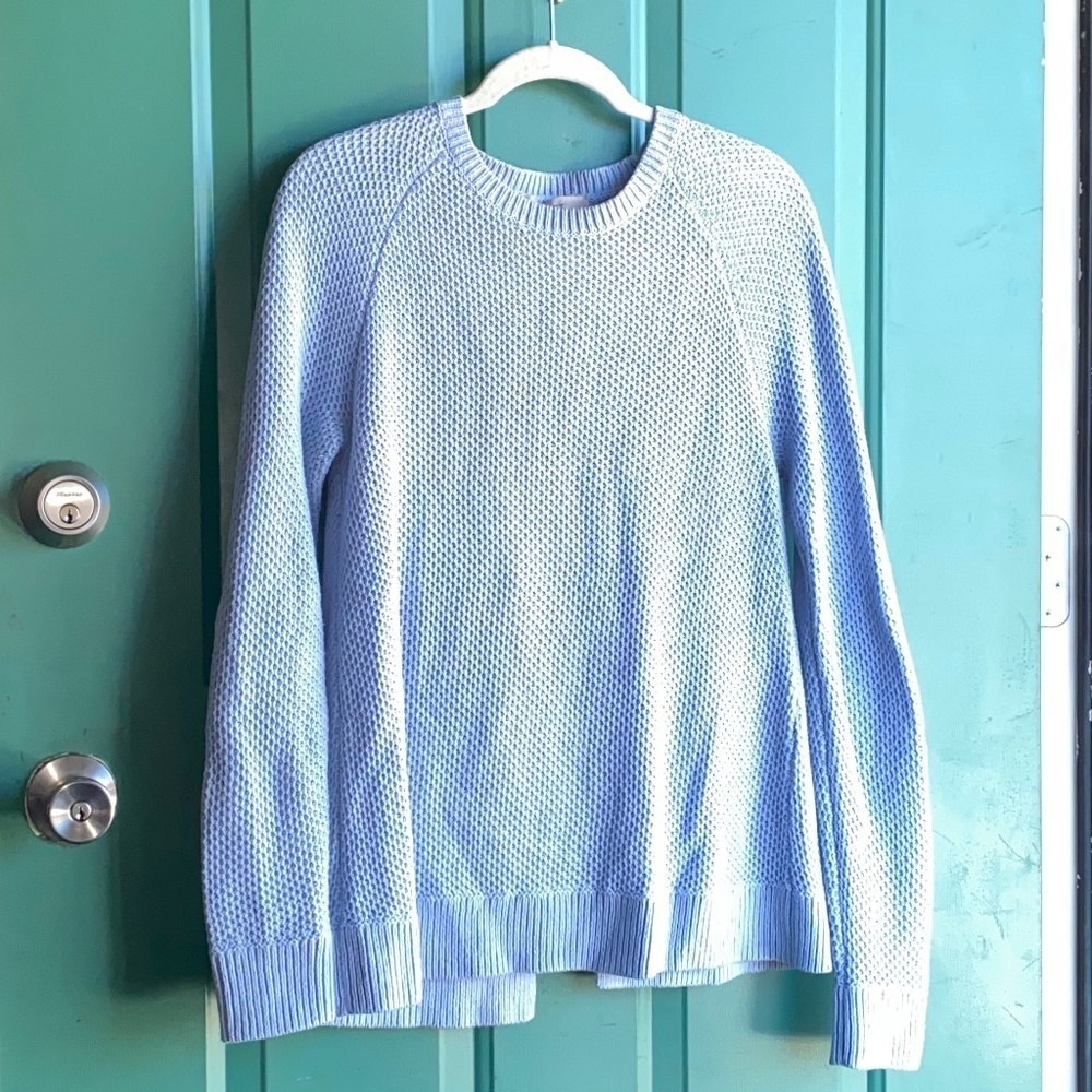 Loft size medium light blue sweater excellent condition